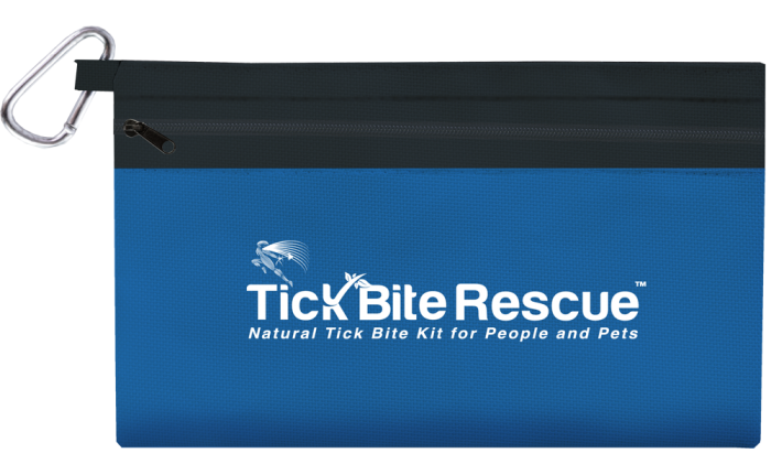 Tick Bite Rescue kit pouch transparent background
